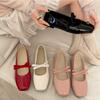 Fashion Flat bottomed shallow mouth single shoe women's new spring autumn fashion bow comfortable simple versatile flat shoes