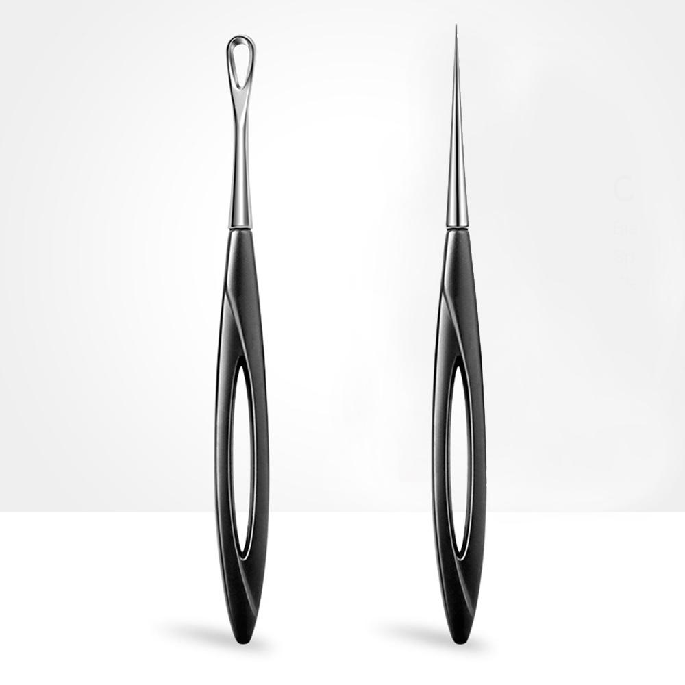 Acne Needle Blackhead Clip Remover Extraction Popper Pore Black Head Cleaner Face Skin Care Deep Cleansing Needle Tool