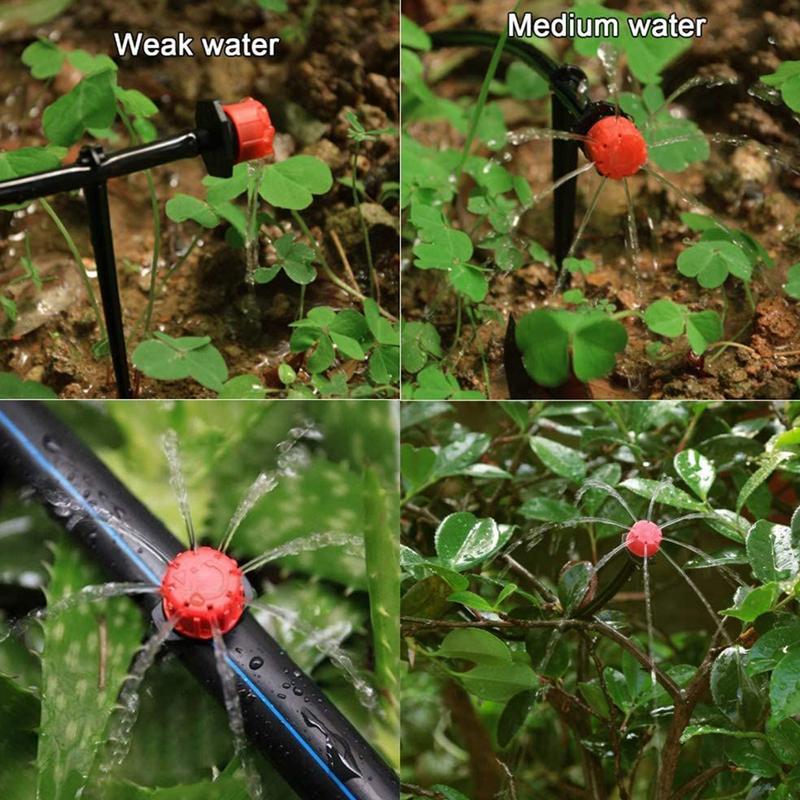 Drip Irrigation Sprinkler Heads Precision Sprinkler Drip Head 100pcs Drip Irrigation Emitters Dripper Head Adjustable Drip United States