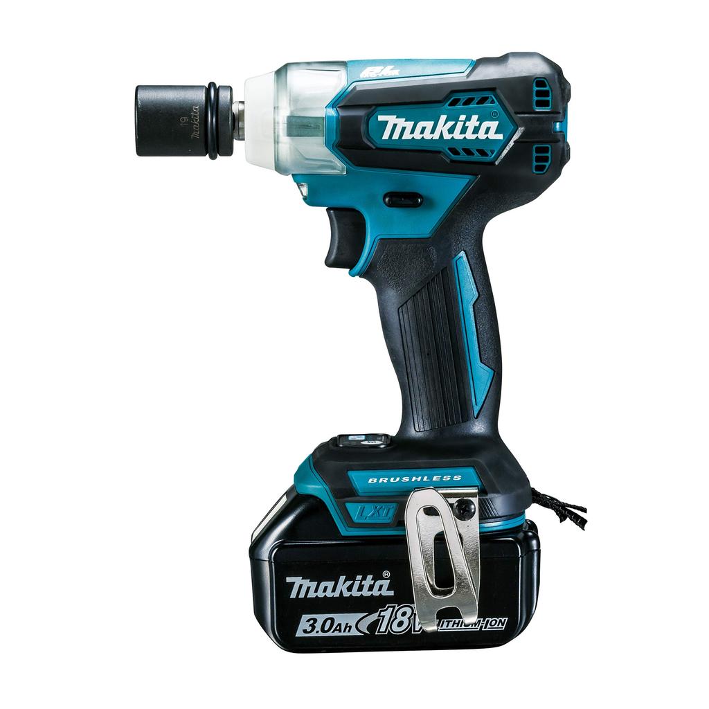 Makita Impact Wrench TW181DRFX 180Nm Nut Drop Prevention Includes 2 x 3Ah and (18V) - Torque, Mode, Batteries, Charger, Case.
