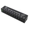 Universals Multiple Output Guitar Pedal Power Supply Light weight Compacts Overheat Protection for Homes Studio