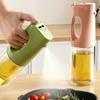 Doppelnutzung 2 in 1 Ölsprüher Glas Olivenöl Aufbewahrungsflasche Praktischer Essigbehälter Küche