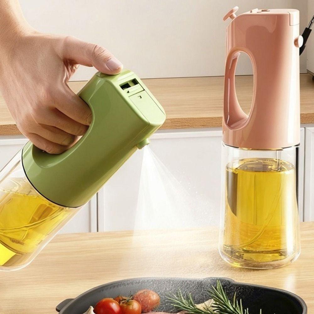 Dual-Use Oil Dispenser 400 ML Olive Oil Storage Bottle Practical Cooking Spray Bottle  Kitchen