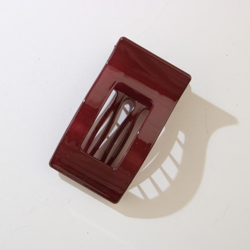 1 Simple Square Grip ClipSuitable All Seasonssuitable Daily Stylinghair Carefirm Gripdurable Materialsuitable Various Hairstyles