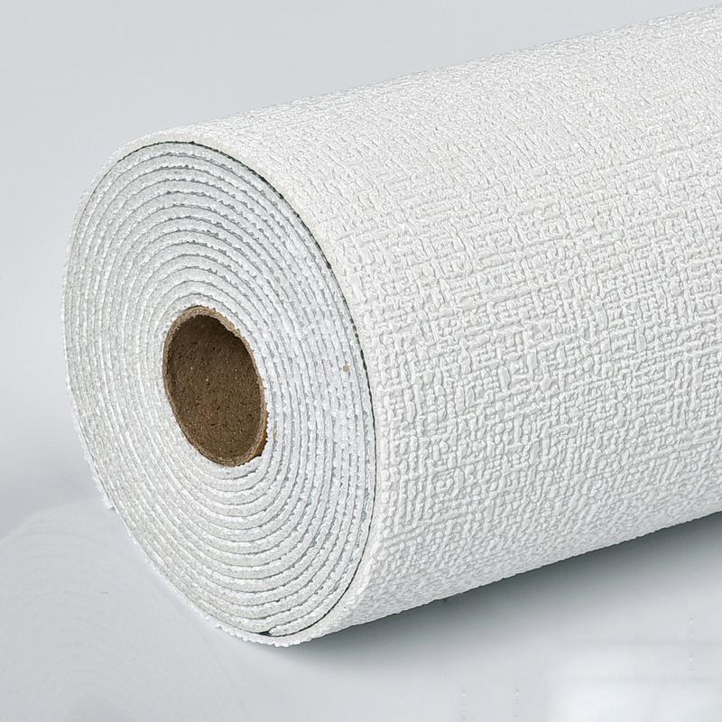 Självhäftande Imitation Linne Väggbeklädnad Renovering Vardagsrum Sovrum Bakgrundsvägg Fuktsäker Mögelresistent Väggdekaler
