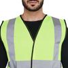 DUNLOP Mens Polyester High-Vis Safety Hi-Vis Vest