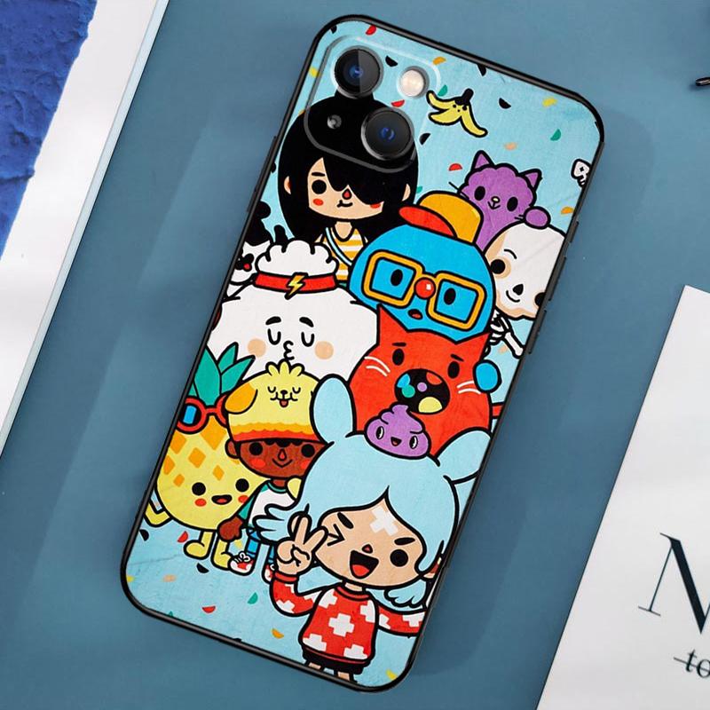 

Чохол Toca Boca Toca Life World для iPhone 15 14 13 12 11 Pro Max X XS Max XR 7 8 Plus SE 2020 2022 Чохол-бампер iPhone SE 2020