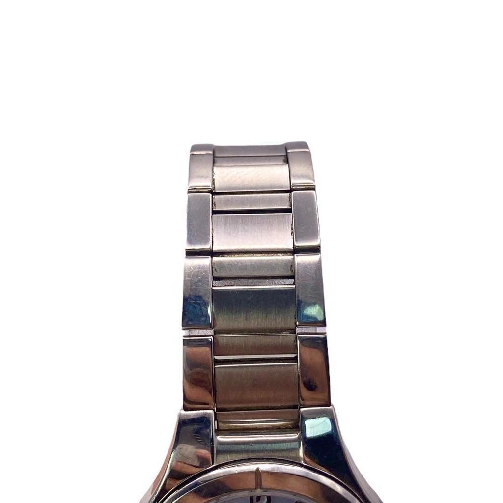 [USED] Good condition SEIKO Lucia Round Date Silver Women's Watch 1201