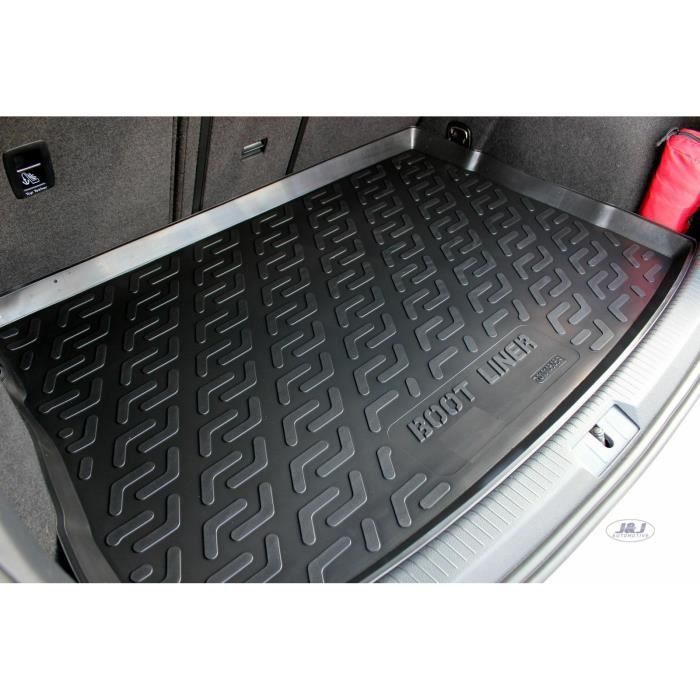 J&amp;J AUTOMOTIVE | Tapis De Coffre Caoutchouc Premium Pour Volkswagen Golf 7 3 / 5P. Berlina 2012-2019