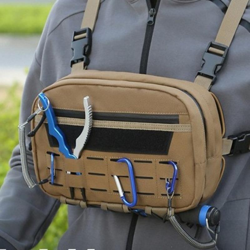 Camping Tactical Vest Backpack, Chest Bag, Casual Sports Multi-functional Backpack