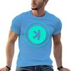 2024 summer t shirt KASPA Coin T-shirt edition korean fashion plain black short sleeves pure cotton tops streetwear
