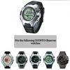 Rubber Black Strap SS0S4723000 for Suunto Observer SR X6HRM DEC19 P45 Men's Sports Watch Wristband Bracelet Accessories