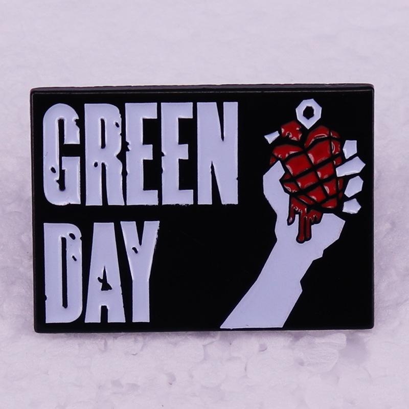 Green Day Band Pin Badge
