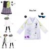 Disfraz de Científico Loco de Halloween Para Niños Set de Cosplay de Alta Calidad Para Niños y Niñas