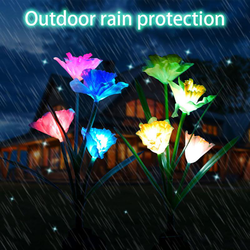 Buy Solar Daffodils Lights Waterproof Solar Lights Outdoor MultiColor