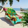 Colorful tropical charm Print beach towel, quick drying, suitable for travel, outdoor sports, jogging, the beach and swimming, gift