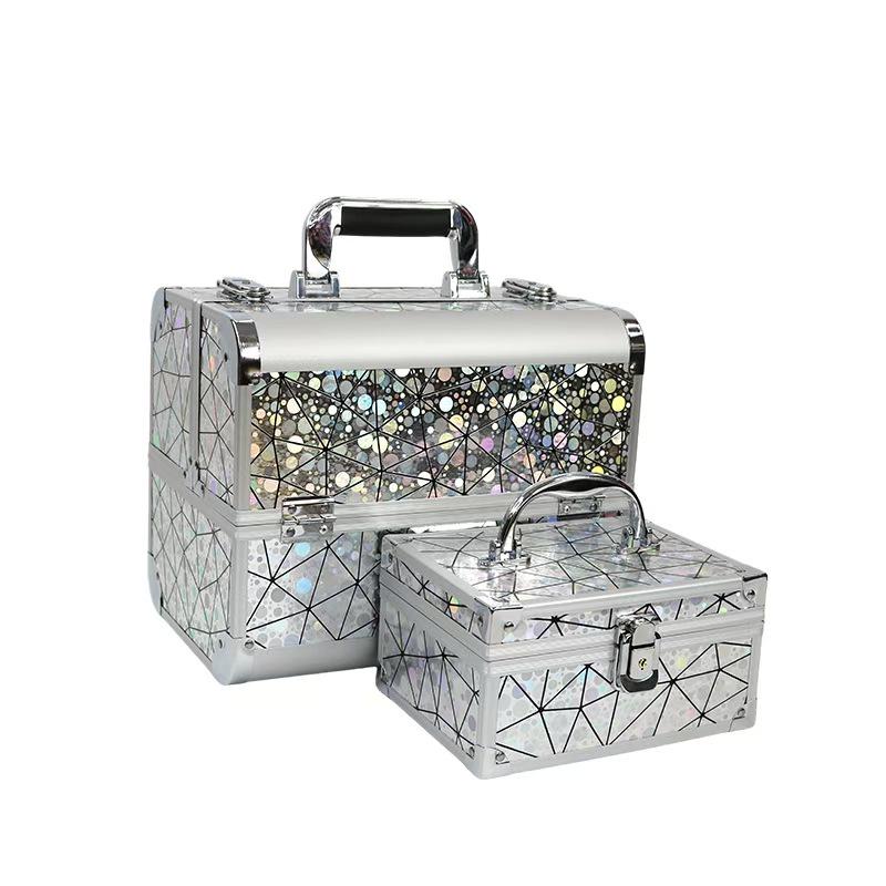 2-in-1 Professional Makeup & Nail Art Storage Case for On-Site Service