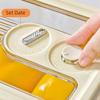 Plastic Refrigerator Storage Box Large Capacity Stackable Food Fresh-keeping Box with Lid Sealed Vegetable Storage Organizer