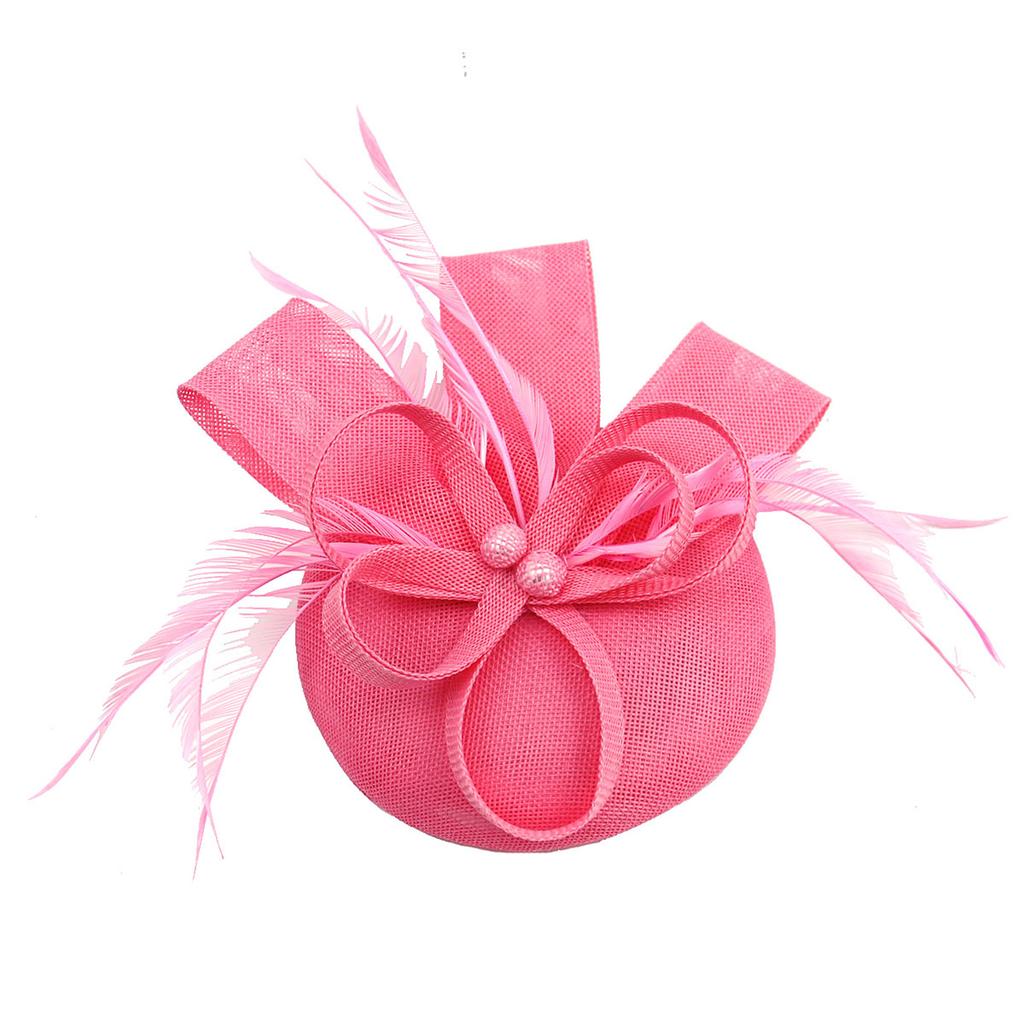 Elegantes Stirnband Damen Fascinator Kopfschmuck Handgefertigtes Haaraccessoire für Cocktailpartys und Themenfeiern