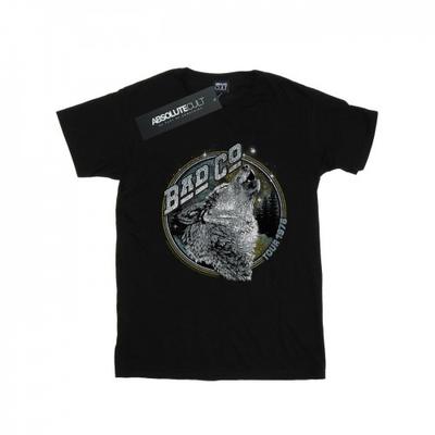 Bad Company Womens/Ladies Wolf Tour 1976 Cotton Boyfriend T-Shirt