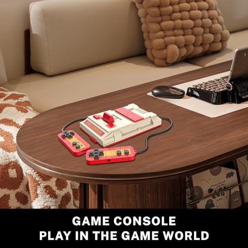 JMBricklayer Vintage Game Console, Computer, and Radio Building Toy Set 20132, Adult Vintage Building Blocks Set, 3-in-1 Vintage Display Model for Off