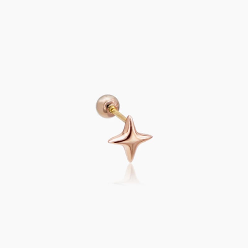 Own 14K Gold Starry Piercing