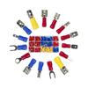 Wire Connector Crimp Spade Terminals Assorted Crimp Spade Terminal Insulated Electrical Wire Connector Kit Set 1 Hole 280PCS 80