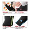 Phiten Sports Sleeve X30 (Arm) 2-Pack, M, Black/Black