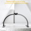 Half Moon Light Nail Lamp for Desk,Lashes Light Led Nails Tech Lamp,Desk Lamp for Lashes Eyelashes Extension,Eyebrows