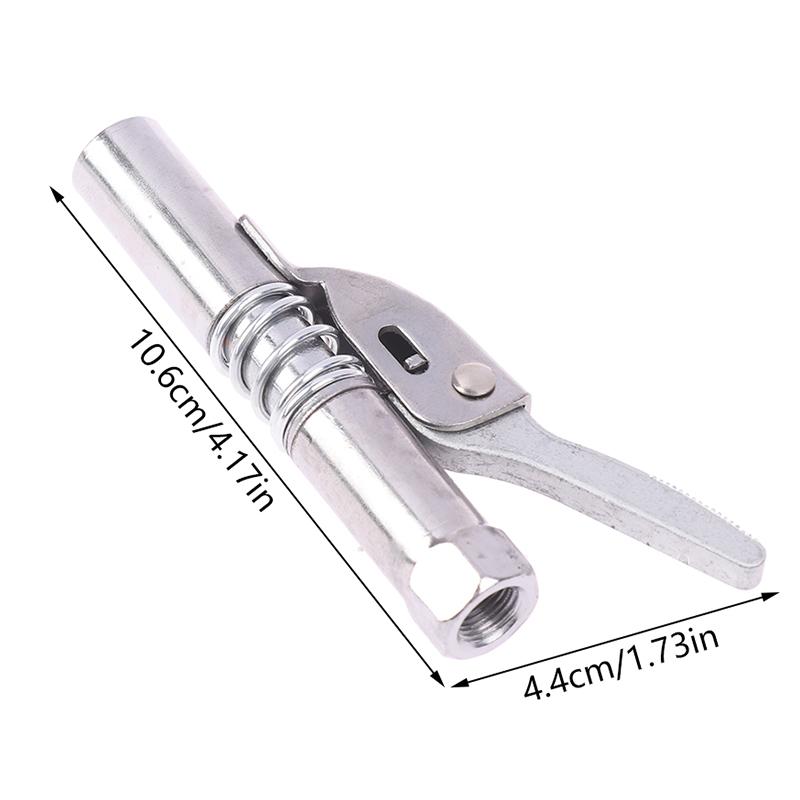NPTI/8 10000PSI Grease Coupler Heavy-Duty Quick Release Grease Gun Coupler Grease Tool Repair Accessories Syringe Lubricant Tip