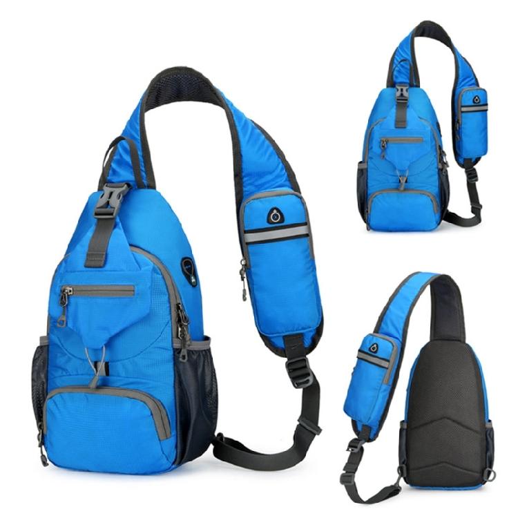 Mans Casual Daypacks Travel Chest Pocket Shoulder Backpacks Nylon Crossbody Bag