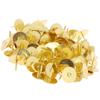 50Pcs/Set Butterfly Clutch Tie Tacks Pin Back Replacement Blank Pins Gold