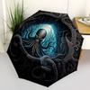 Deep Sea Mystery: Octopus Tentacle Art PrintUmbrella with Cute Design,Portable 3-Fold Compact Umbrella for Men&Women,Valentine's Day Mother'
