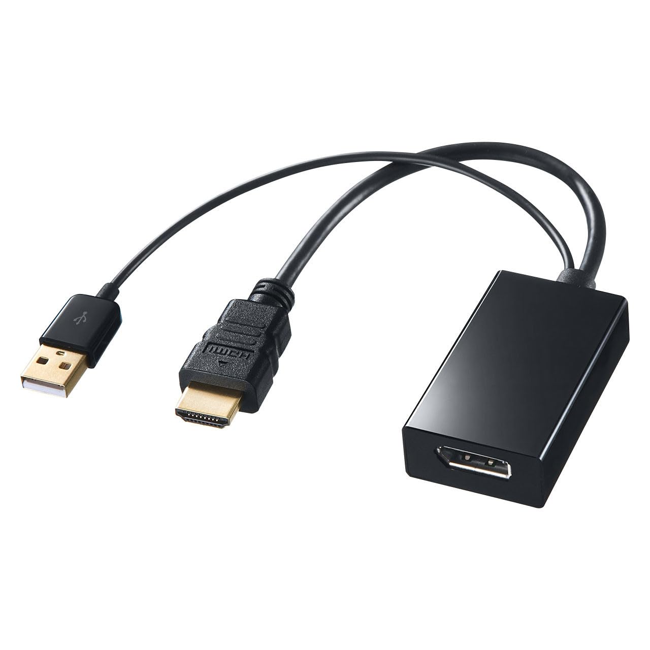 

Sanwa Supply HDMI to DisplayPort Adapter AD-DPFHD01 чёрный