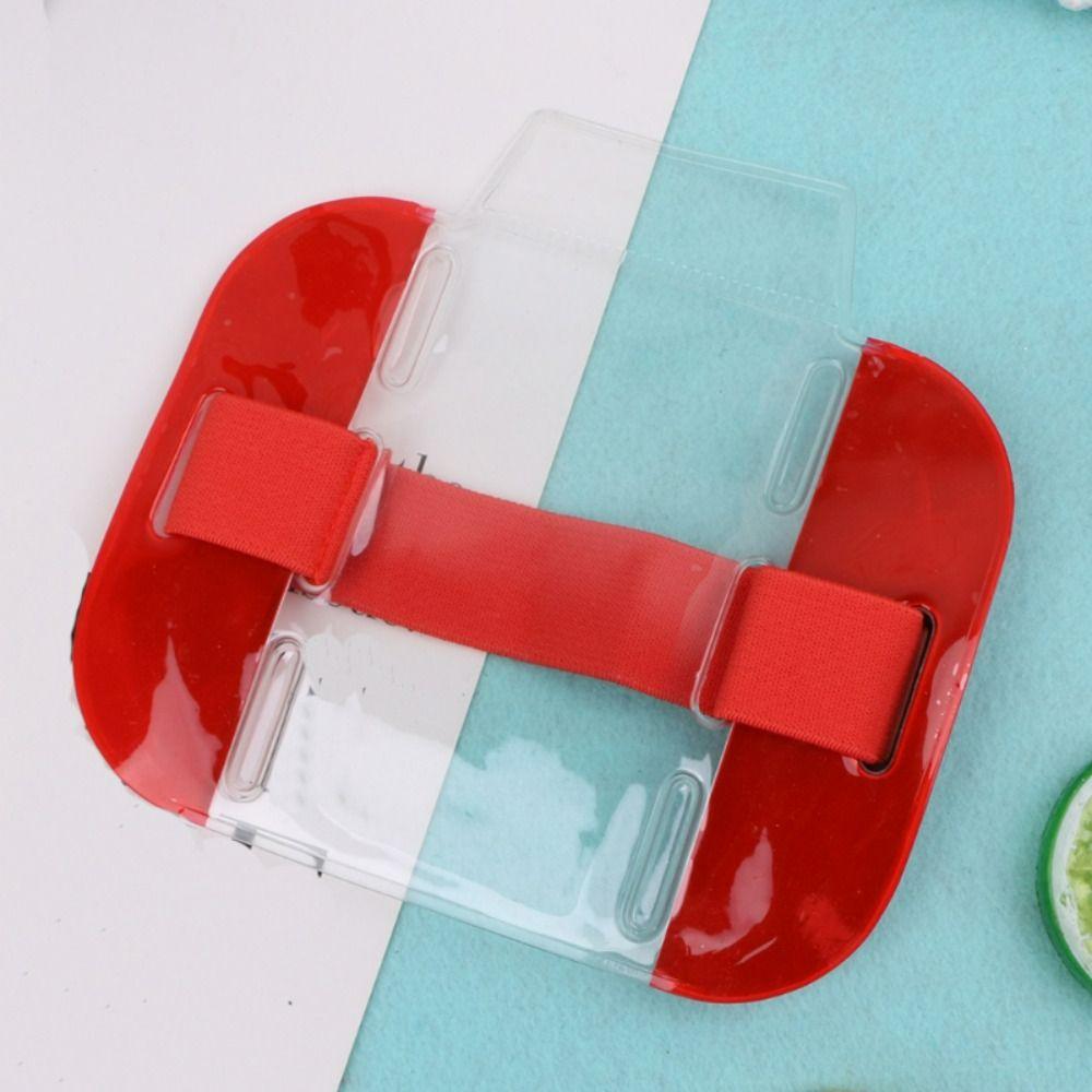 

Сумка Мужская Женская Сумка для Карт Чехол для Кредитных Карт Держатель для ID-Бейджа Прозрачная Эластичная Повязка на Руку Фото-Повязка на Руку