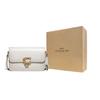 Coach Studio 25 C Flap Closure Glove Tanned Leather Shoulder Crossbody Bag Medium Women Bags White C6641-B4HA