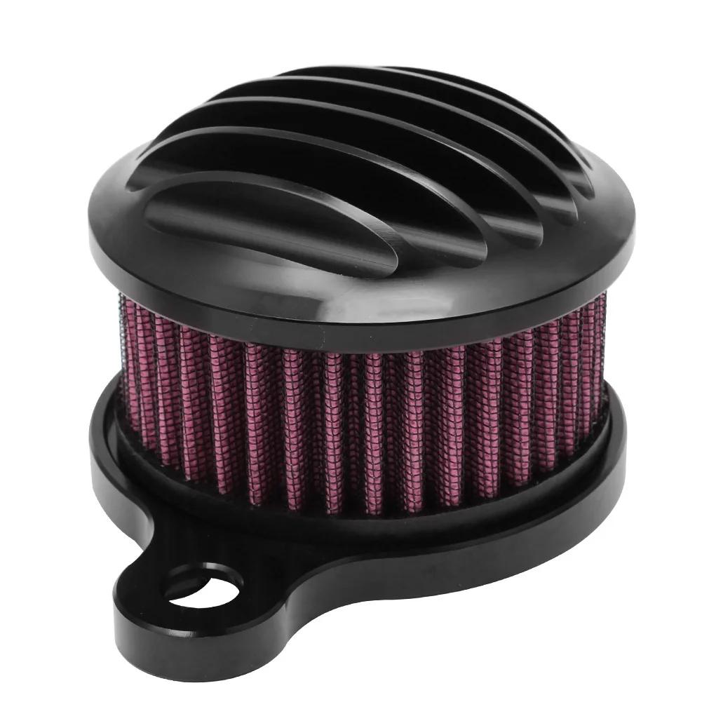 Motorcycle Black Air Cleaner System Intake Filter For Harley Sportster Iron XL883 Low XL883L XL1200 48 72 2004-2016