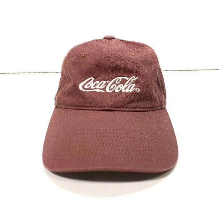 Used [Used Item] KITH COCA-COLA Cap Brand Hat Size: FREE Color: Wine Red Men's [185-241027-gm-10-fuz]