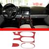 Red Carbon Fiber Central Console Gear Shift Trim Sticker for Corvette C6 05-13
