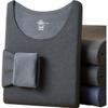 Men's Thermal Underwear, Cashmere And Silk Fleece-Lined Couple Set, Heat-Generating, Cuttable Autumn Top And Pants