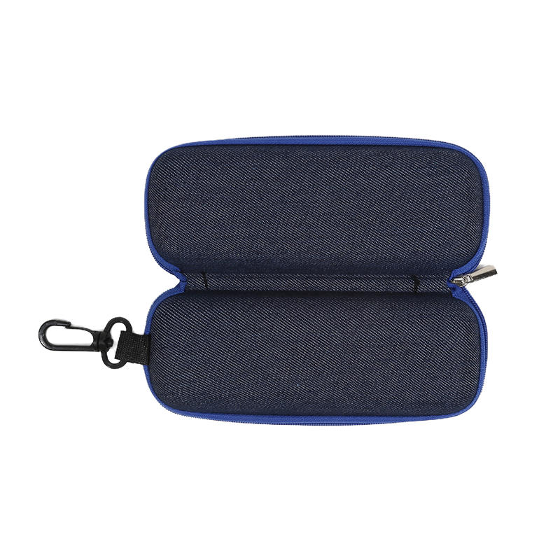1PC Portable Eyewear Cases Cover Sunglasses Hard Case For Women Men Glasses Box With Lanyard Zipper Eyeglass Cases Protector