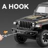 Simulation 1:24 Jeep Wrangler Metal Off Road Vehicle Model Hook Stretch Disassembly Top Canopy Boy Car Toy Gift Miniature