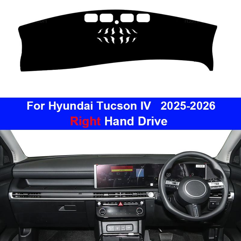 For Hyundai Tucson IV 2026 2026 2027 Car Interior Accessories Anti-UV Pad Mat Dashmat Dash Pad Dashboard Cover Protector Carpet