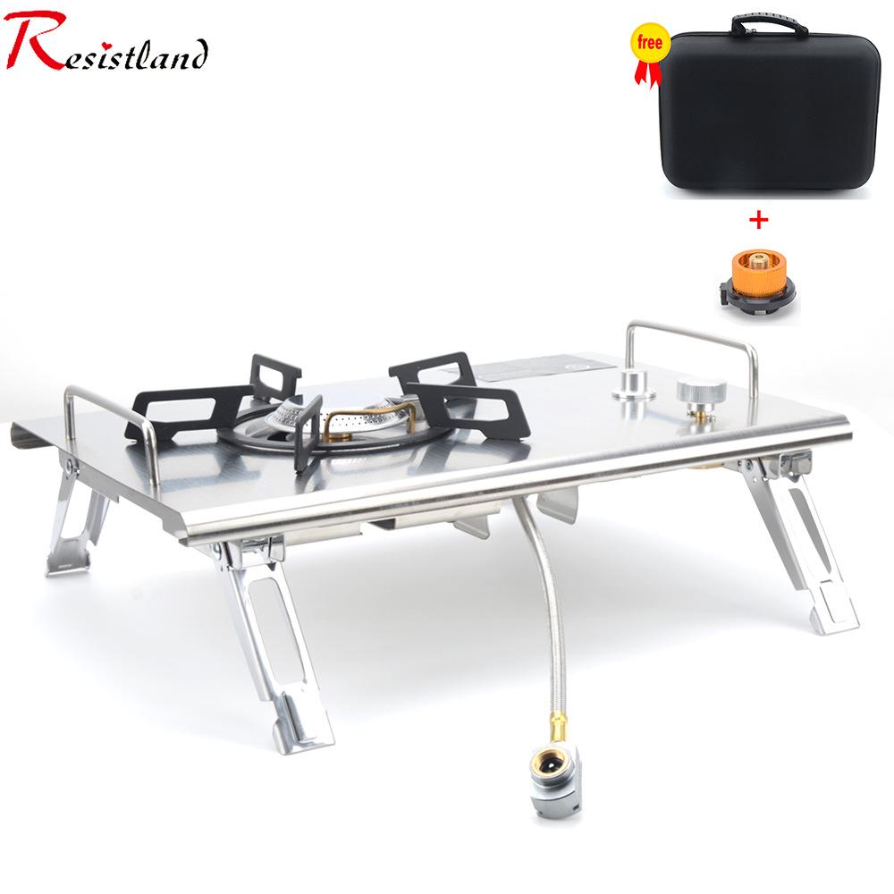 Portable High-Fire Folding Gas Stove for Camping and Picnics