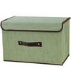 Two-Piece Foldable Non-Woven Fabric Storage and Organizer Box Set