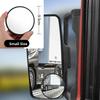 2Pcs 9/12/14cm Car Blind Spot Mirror Reversing Auxiliary Mirror  Car Observation