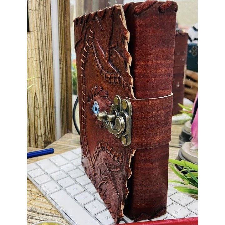 Hocus Pocus Spells Vintage Leather Journal Books Of Shadow Antique Gift