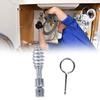 Abflussreiniger Kombi-Schneidkopf-Set, Edelstahlfeder Automatische Verriegelung Abflussbagger-Schneidkopf-Zubehör