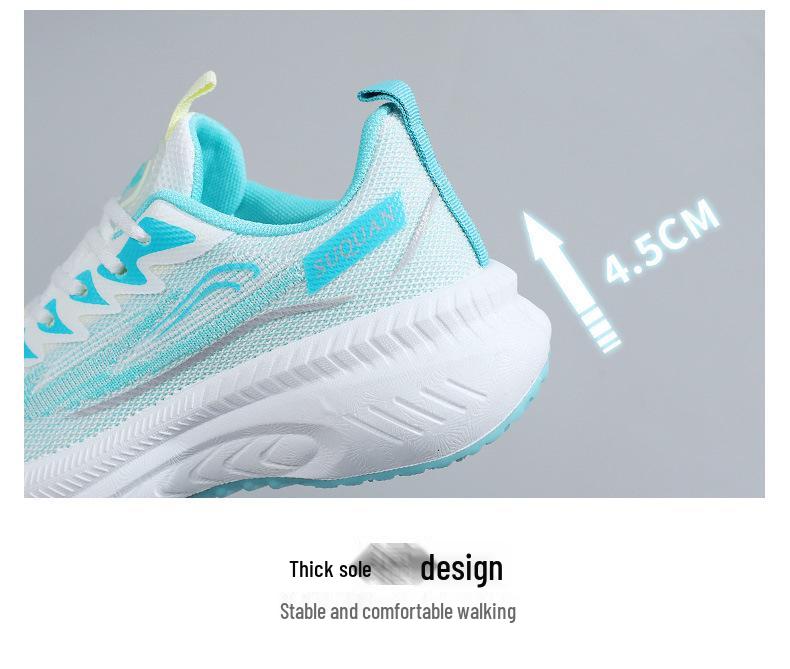 Women's Fashionable White Casual Sports Shoes (2026)
