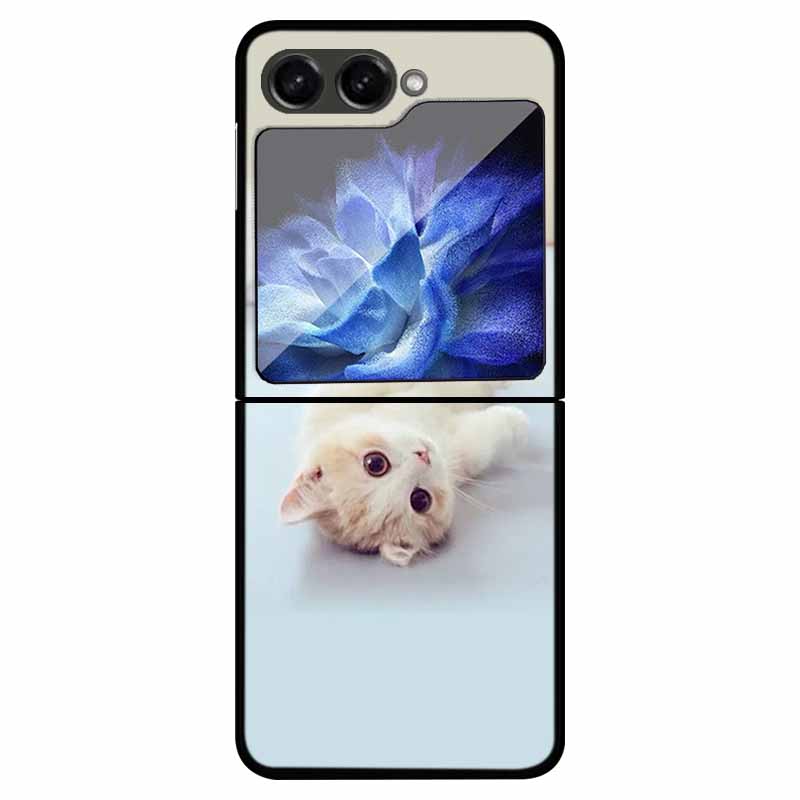 

For Samsung Galaxy Z Flip 5 Case 6.7 Coque Black Plastic Hard PC Phone Case For Samsung Galaxy Z Flip5 Back Cover Case Funda Galaxy Z Flip 5